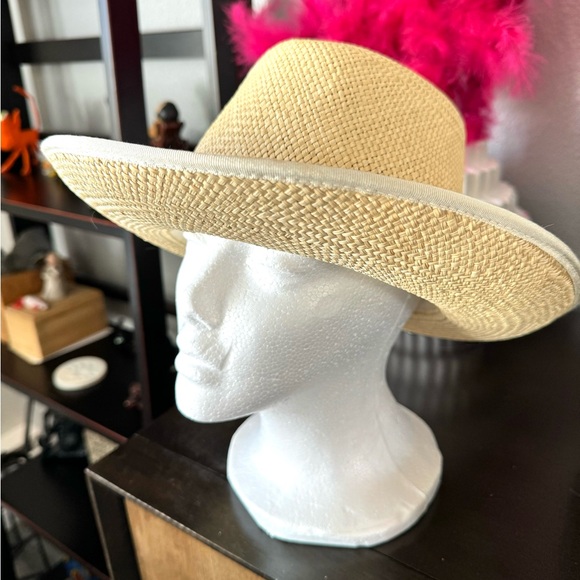 Brooks Brothers Straw Fedora Purple Ribbon Band main image 7